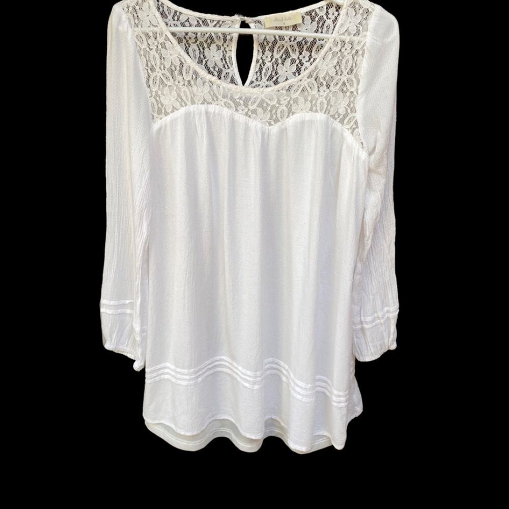 Altar’d State White Lace Dress Tunic Size M in wonderful Condition - Picture 4 of 4
